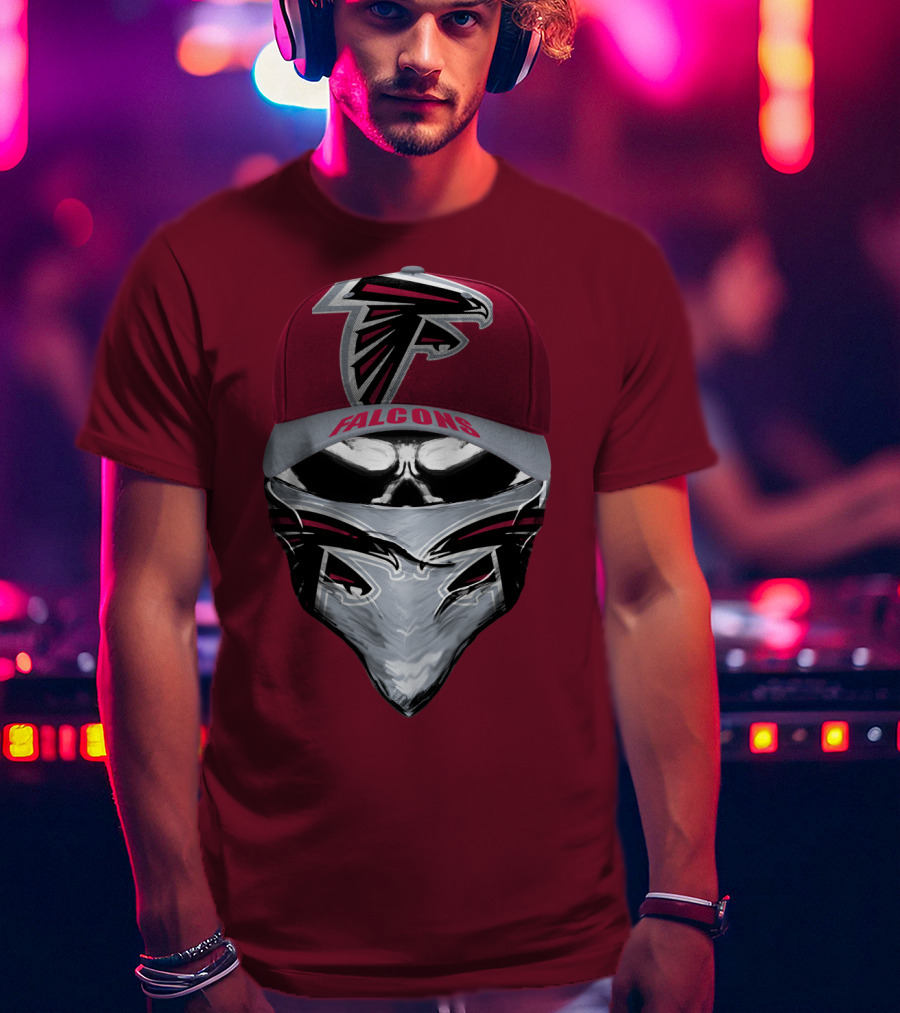 Atlanta Falcons Logo Cap Bandana Combo T-Shirt