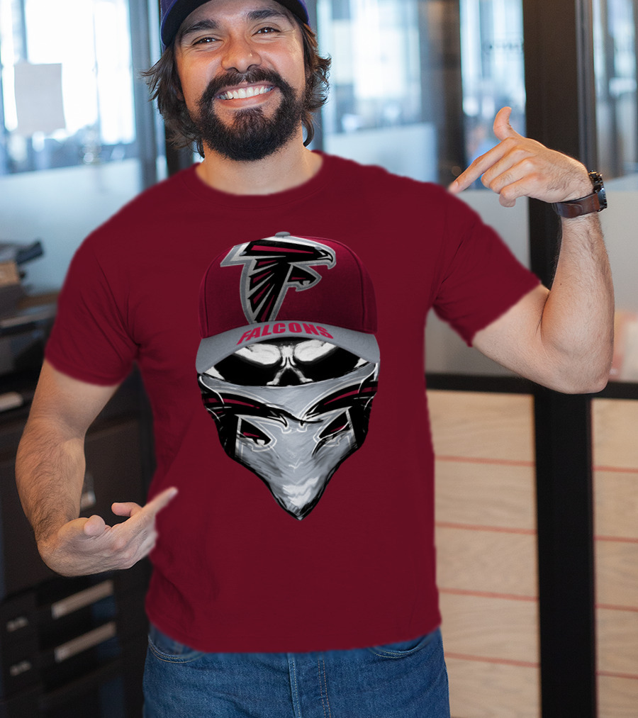 Atlanta Falcons Logo Cap Bandana Combo T-Shirt