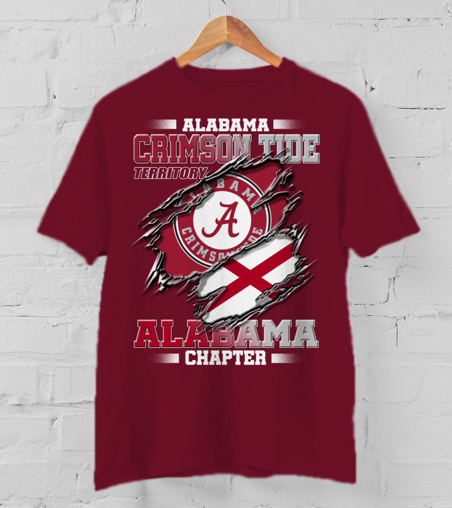Alabama Crimson Tide Territory Alabama Chapter Crimson Tide T-Shirt