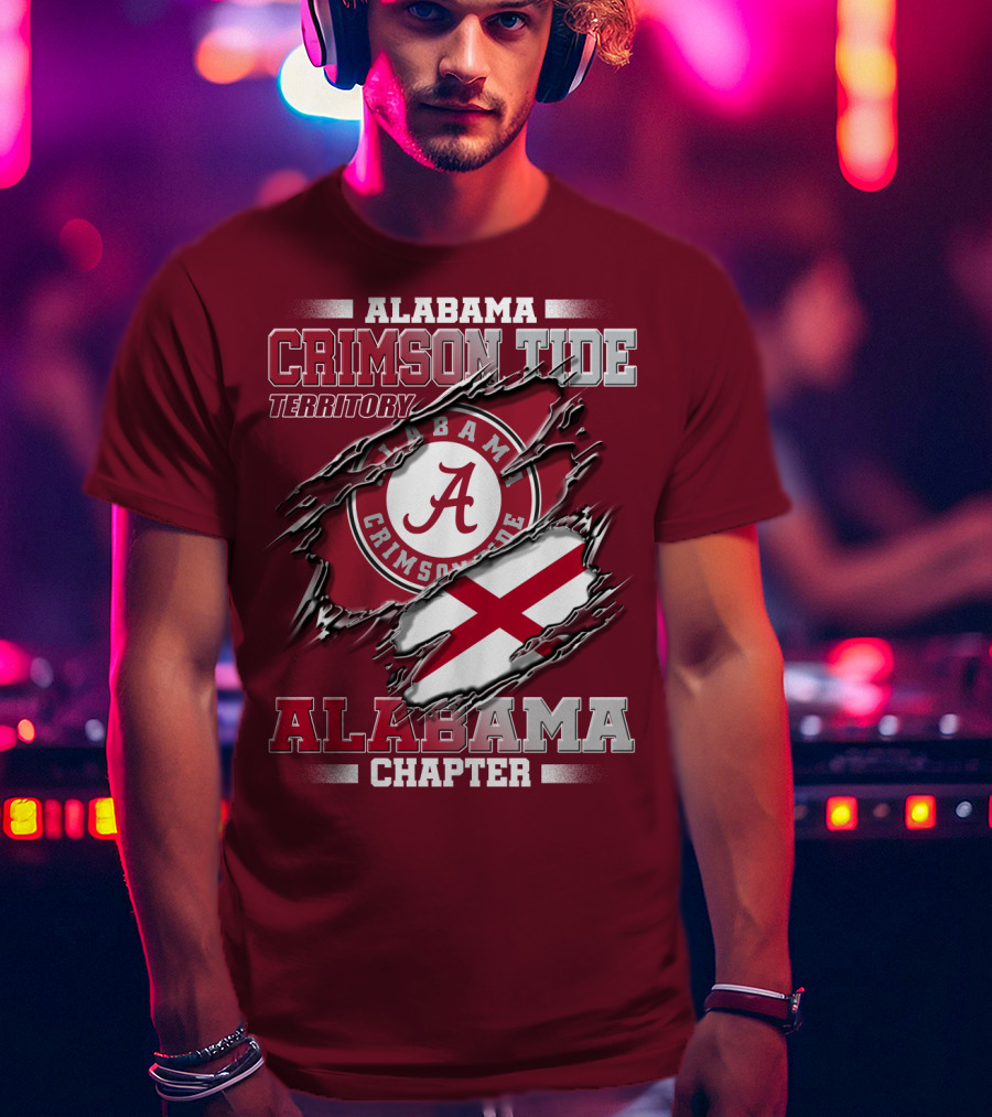 Alabama Crimson Tide Territory Alabama Chapter Crimson Tide T-Shirt