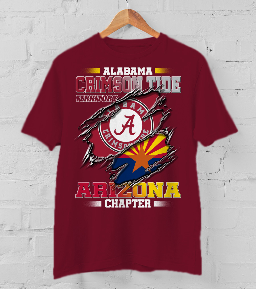 Alabama Crimson Tide Territory Arizona Chapter T-Shirt