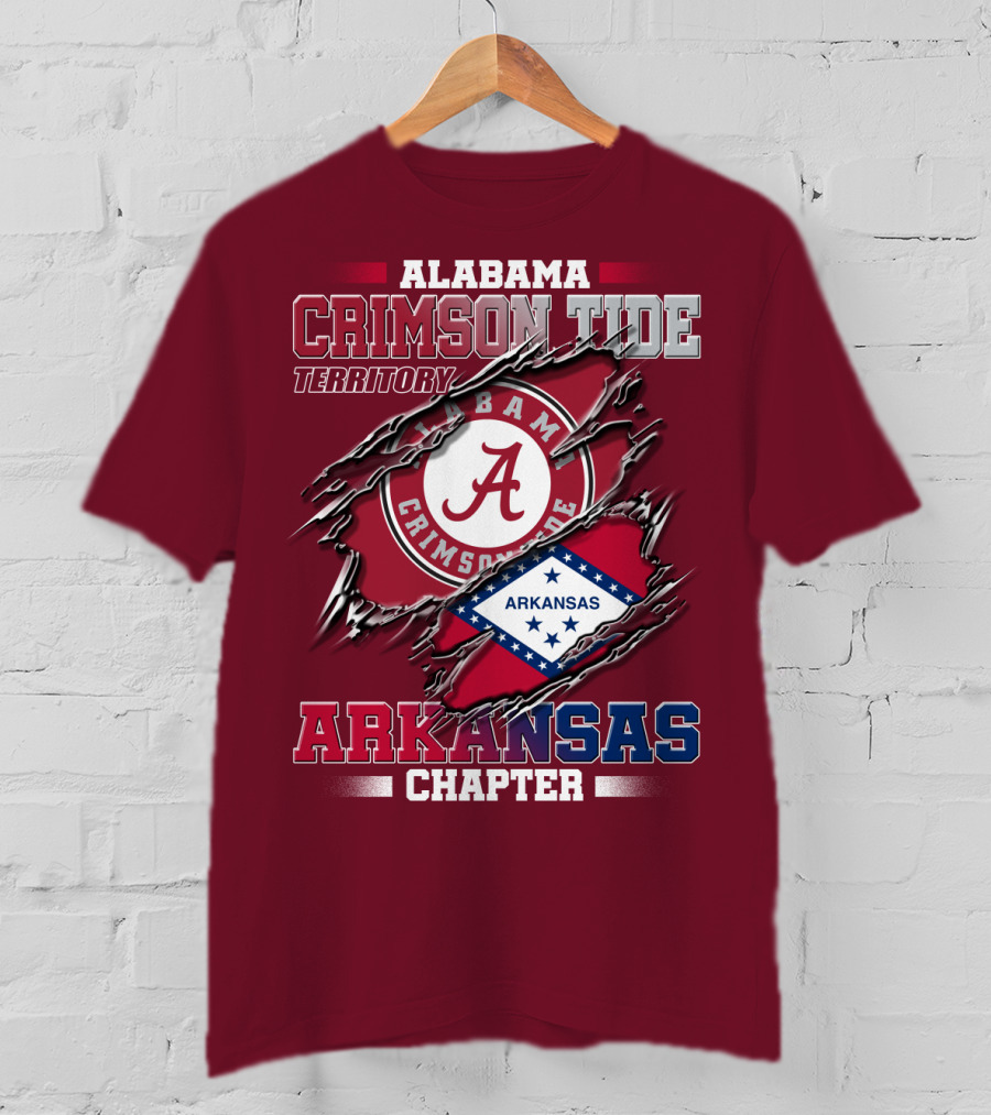 Alabama Crimson Tide Territory Arkansas Chapter T-Shirt