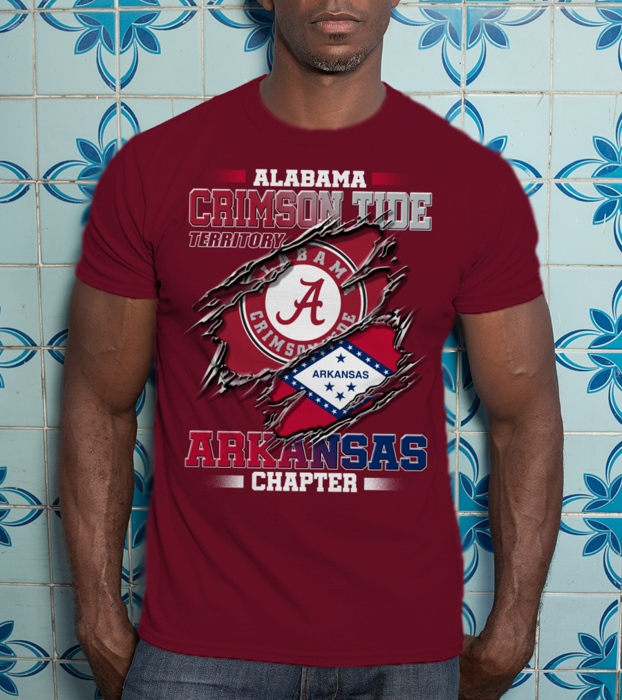 Alabama Crimson Tide Territory Arkansas Chapter T-Shirt