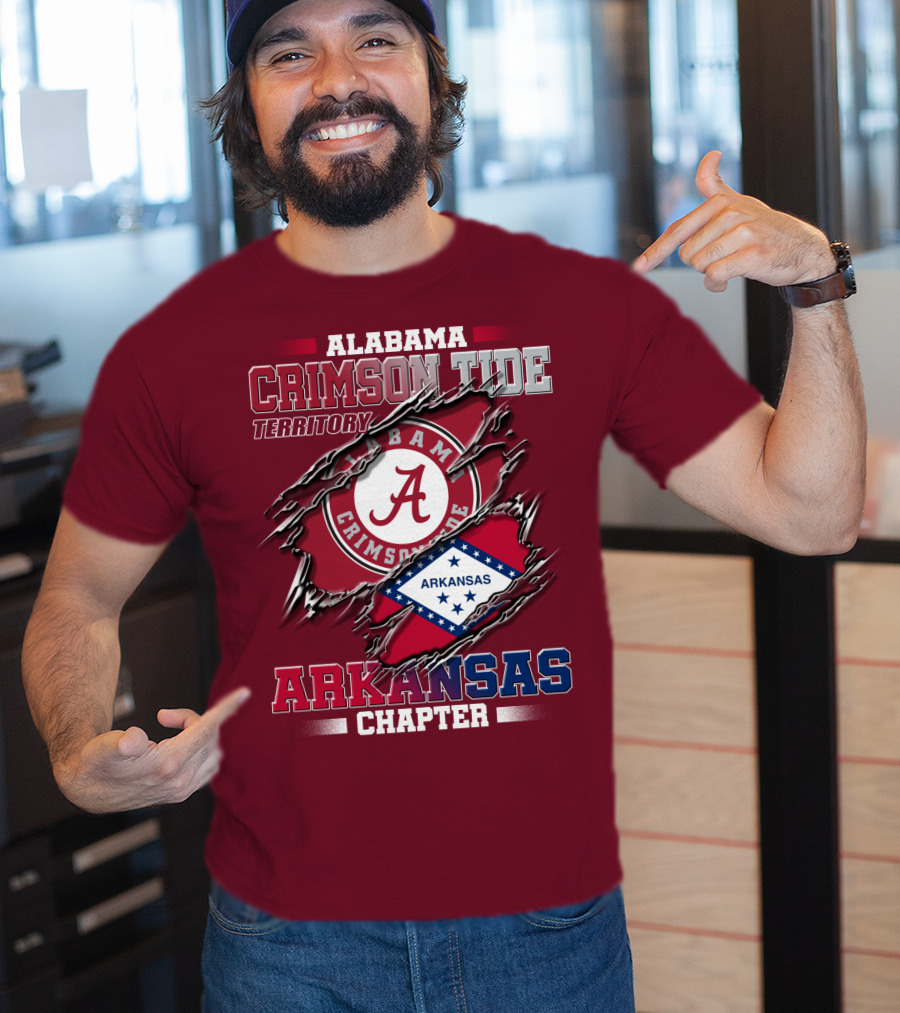Alabama Crimson Tide Territory Arkansas Chapter T-Shirt