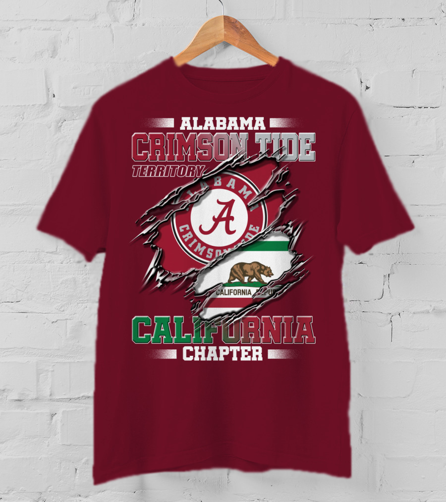Alabama Crimson Tide Territory California Chapter T-Shirt