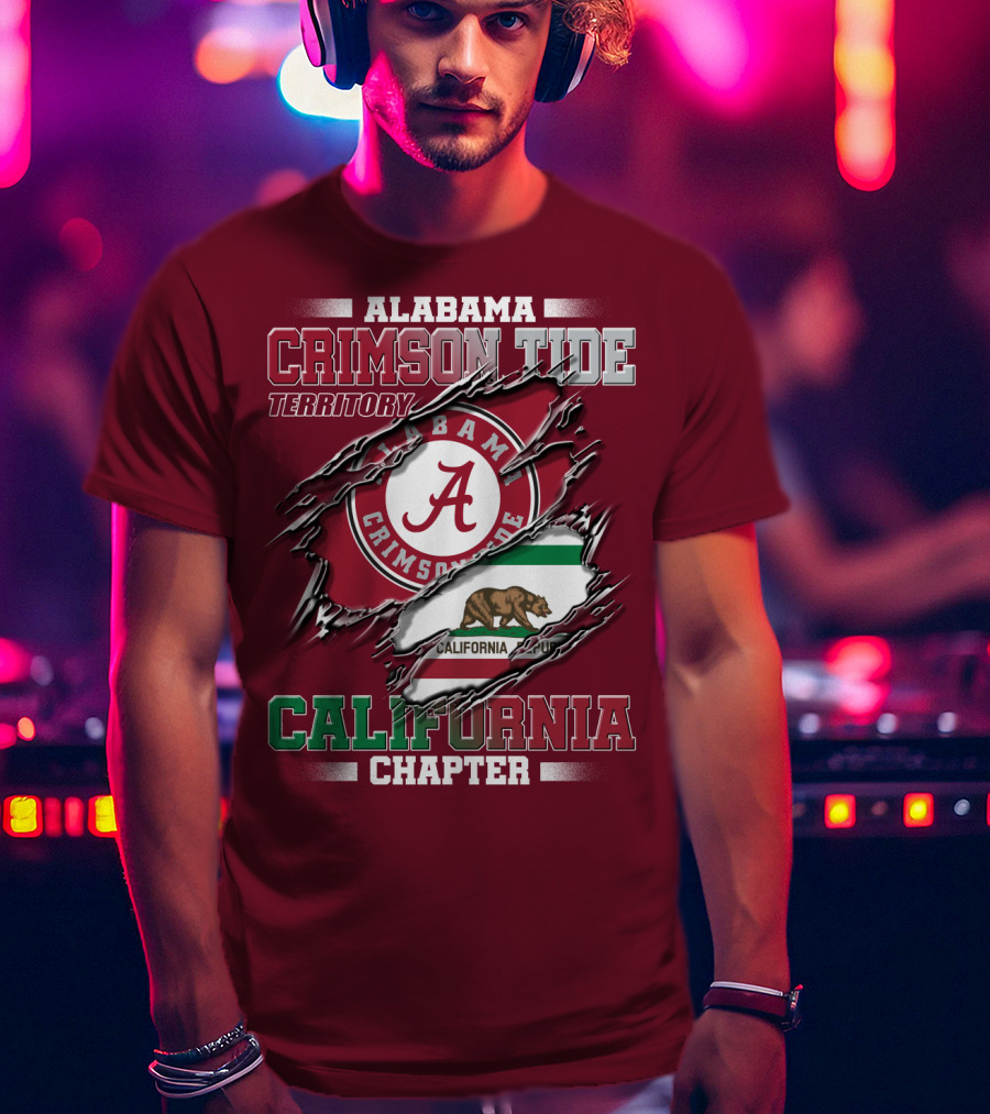 Alabama Crimson Tide Territory California Chapter T-Shirt