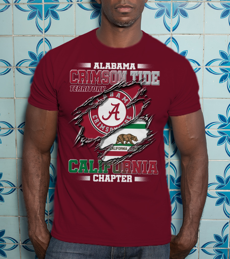 Alabama Crimson Tide Territory California Chapter T-Shirt