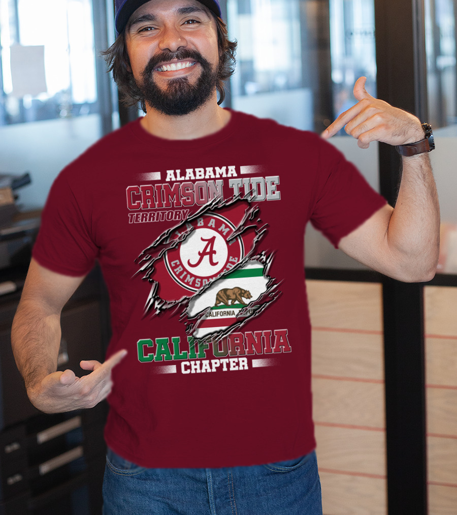Alabama Crimson Tide Territory California Chapter T-Shirt