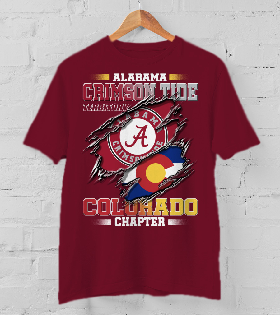 Alabama Crimson Tide Territory Colorado Chapter T-Shirt