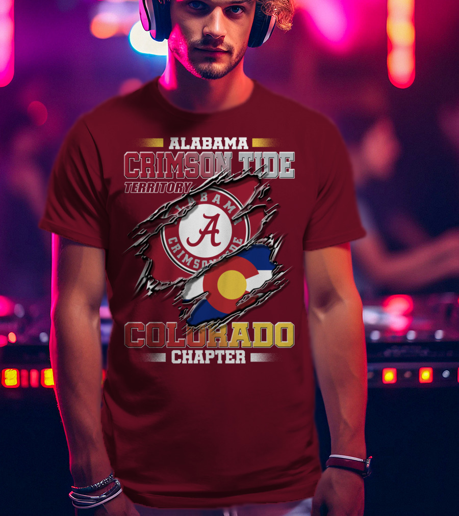 Alabama Crimson Tide Territory Colorado Chapter T-Shirt