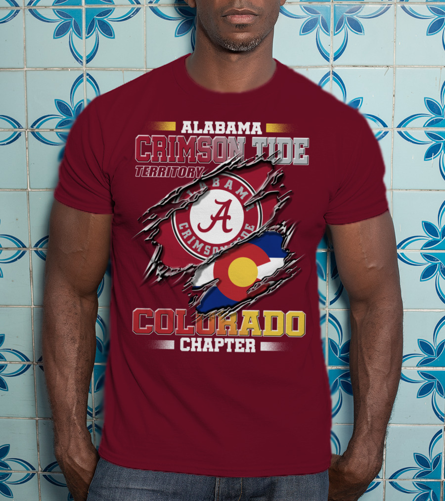 Alabama Crimson Tide Territory Colorado Chapter T-Shirt