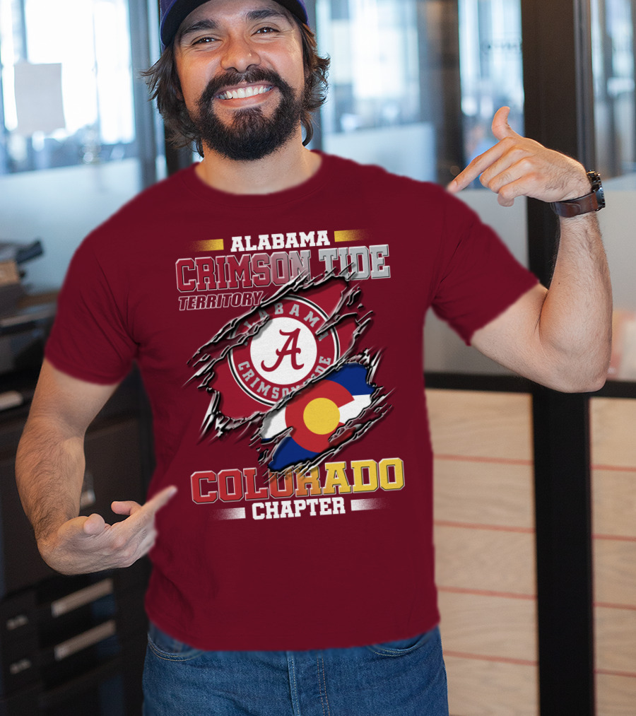 Alabama Crimson Tide Territory Colorado Chapter T-Shirt