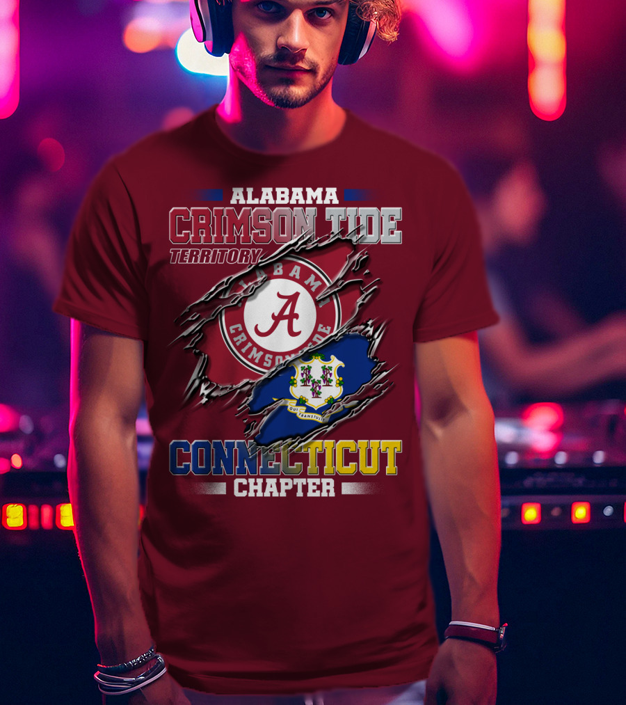 Alabama Crimson Tide Territory Connecticut Chapter T-Shirt