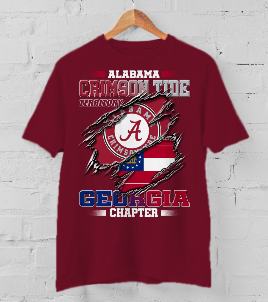 Alabama Crimson Tide Territory Georgia Chapter T-Shirt