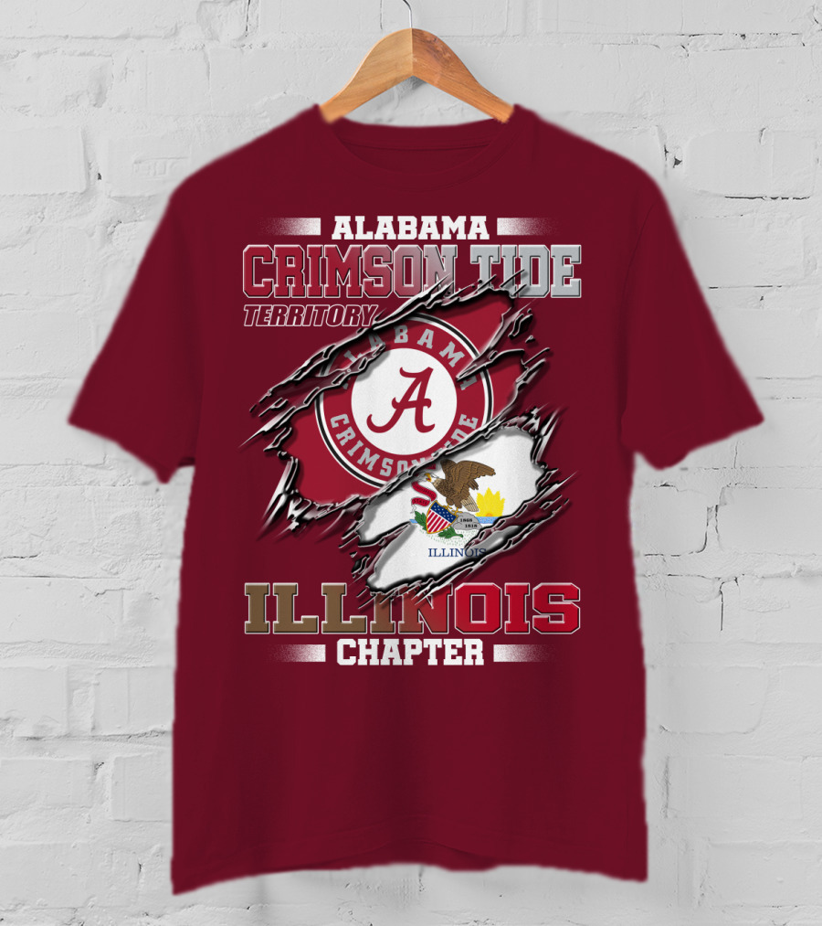 Alabama Crimson Tide Territory Illinois Chapter T-Shirt
