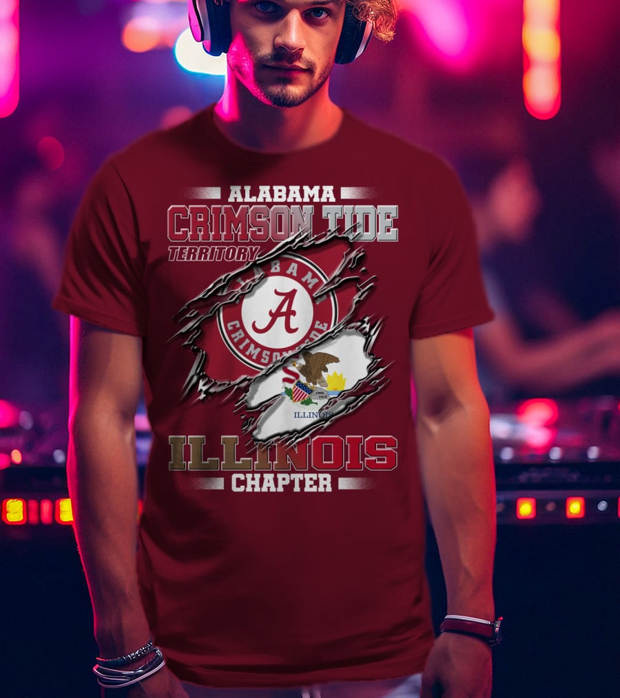 Alabama Crimson Tide Territory Illinois Chapter T-Shirt