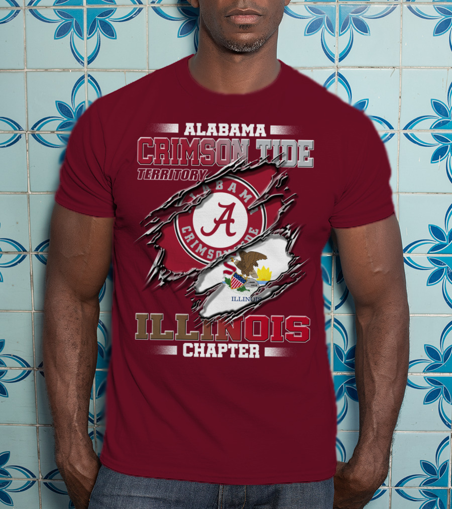 Alabama Crimson Tide Territory Illinois Chapter T-Shirt