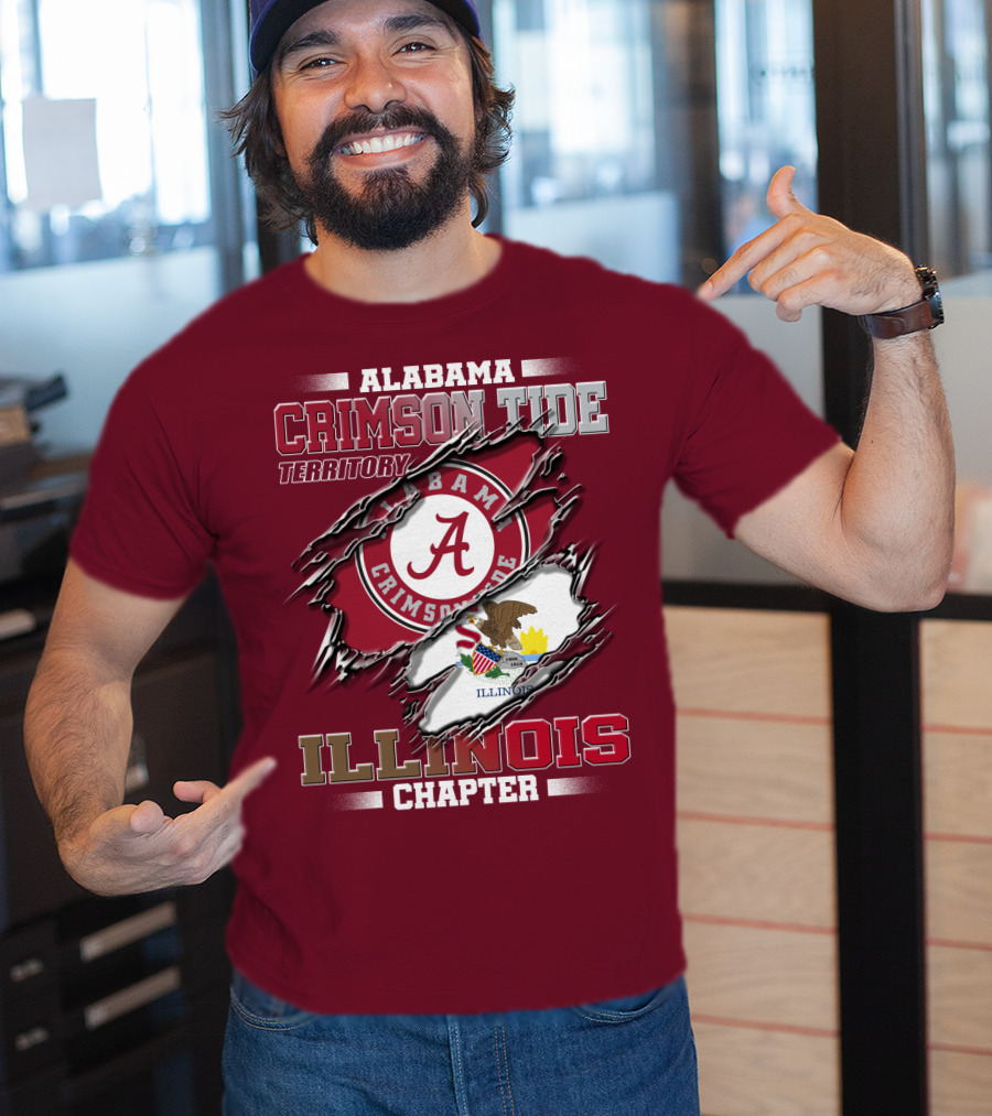 Alabama Crimson Tide Territory Illinois Chapter T-Shirt