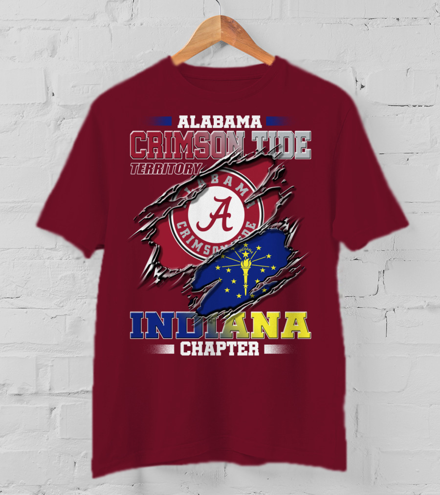 Alabama Crimson Tide Territory Indiana Chapter T-Shirt