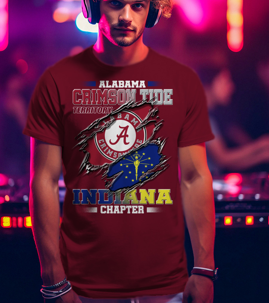Alabama Crimson Tide Territory Indiana Chapter T-Shirt