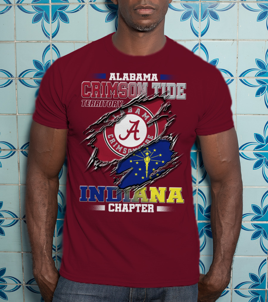 Alabama Crimson Tide Territory Indiana Chapter T-Shirt