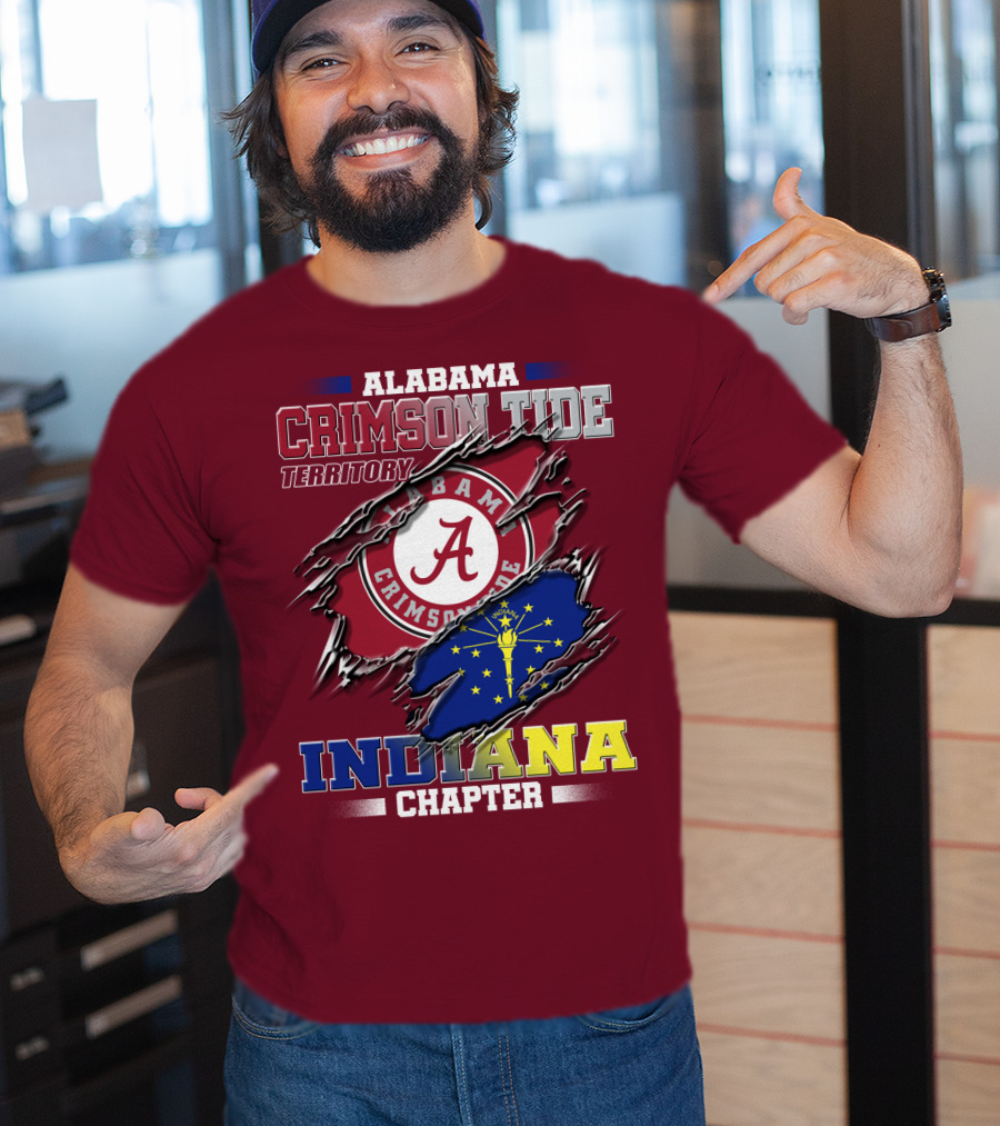 Alabama Crimson Tide Territory Indiana Chapter T-Shirt
