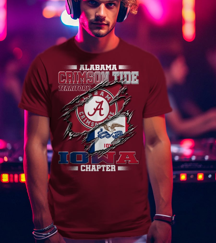Alabama Crimson Tide Territory Iowa Chapter T-Shirt