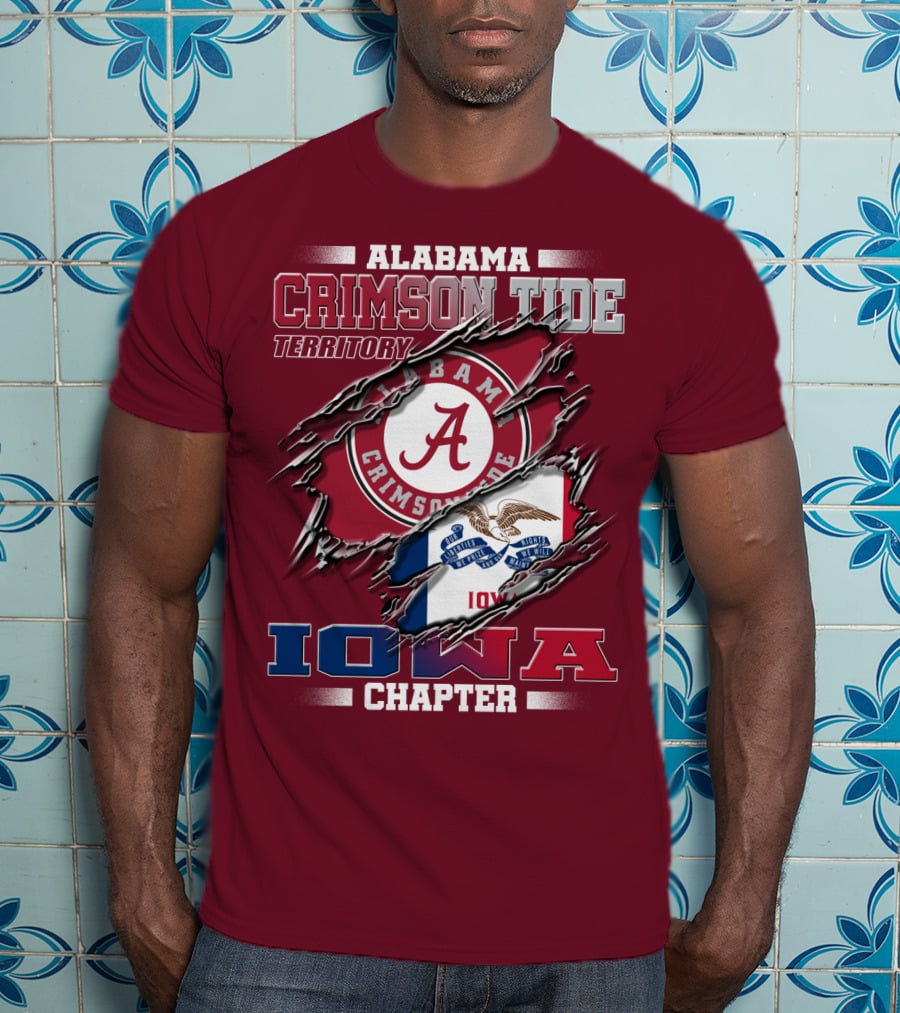 Alabama Crimson Tide Territory Iowa Chapter T-Shirt