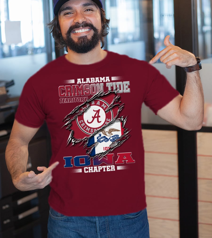 Alabama Crimson Tide Territory Iowa Chapter T-Shirt