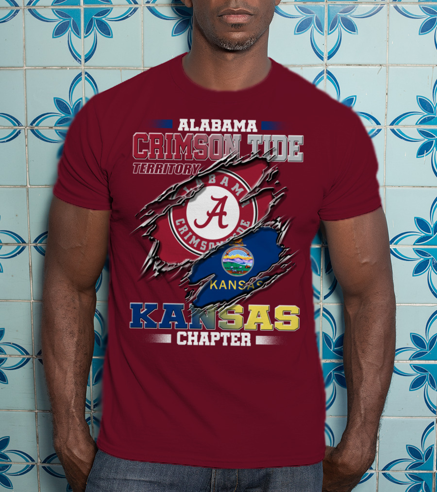 Alabama Crimson Tide Territory Kansas Chapter T-Shirt