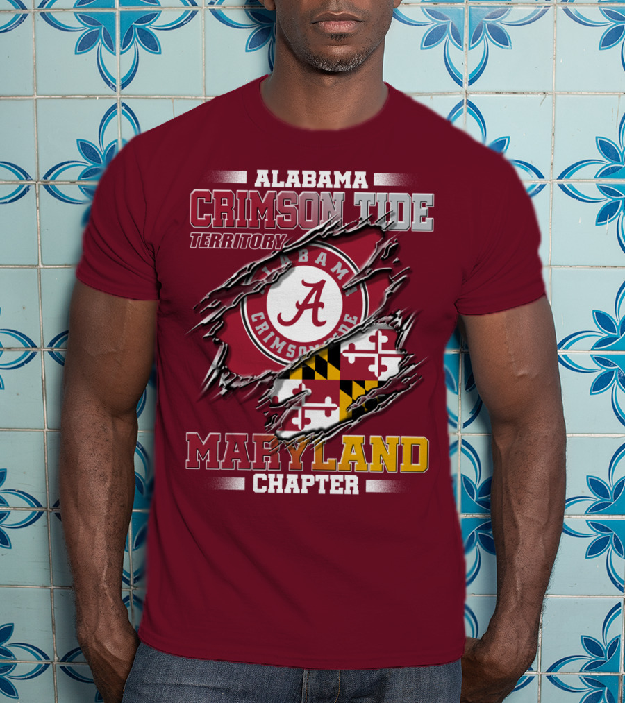 Alabama Crimson Tide Territory Maryland Chapter T-Shirt