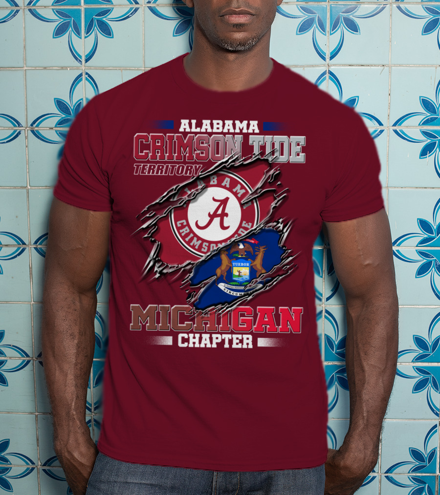 Alabama Crimson Tide Territory Michigan Chapter T-Shirt