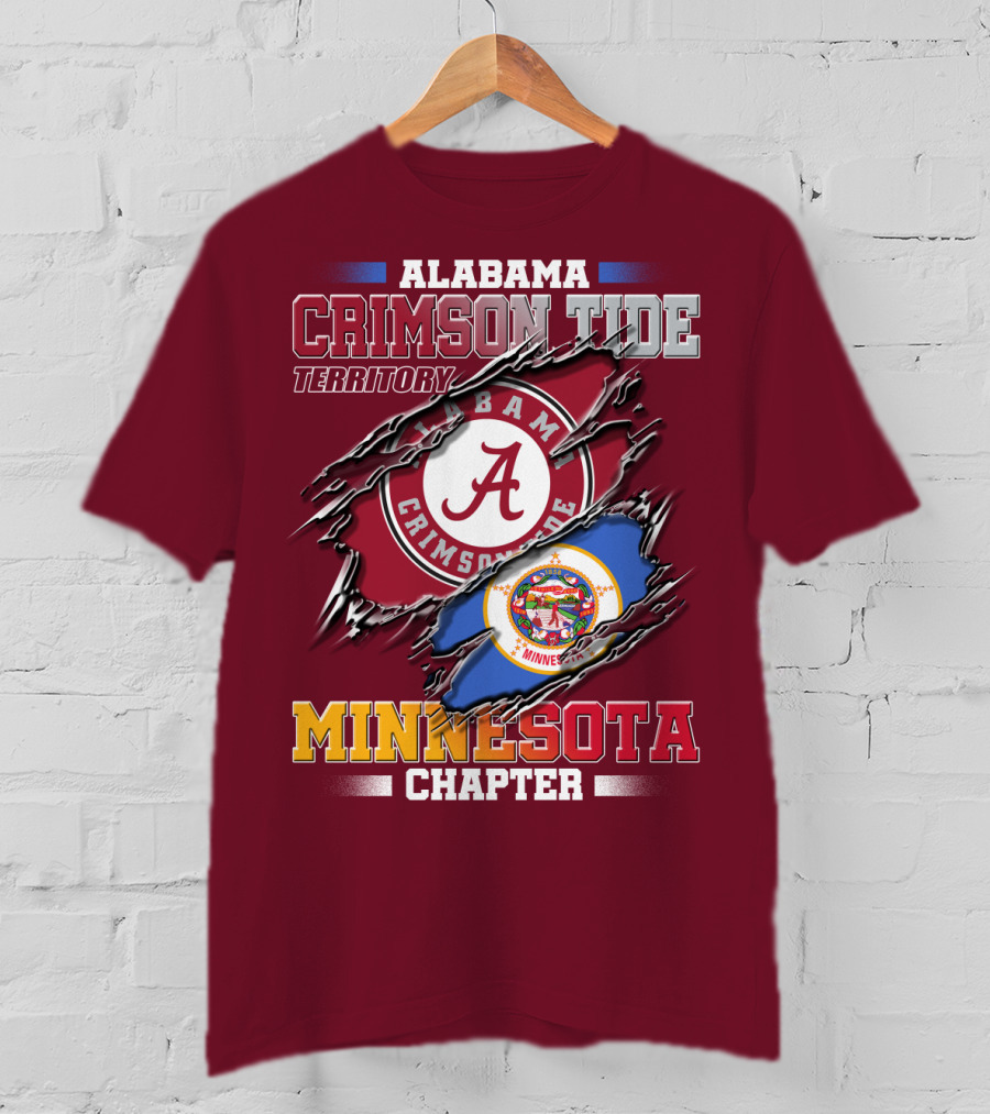 Alabama Crimson Tide Territory Minnesota Chapter T-Shirt