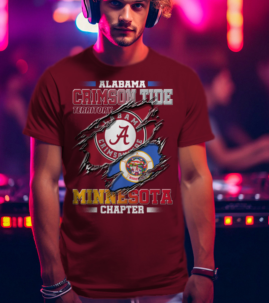 Alabama Crimson Tide Territory Minnesota Chapter T-Shirt