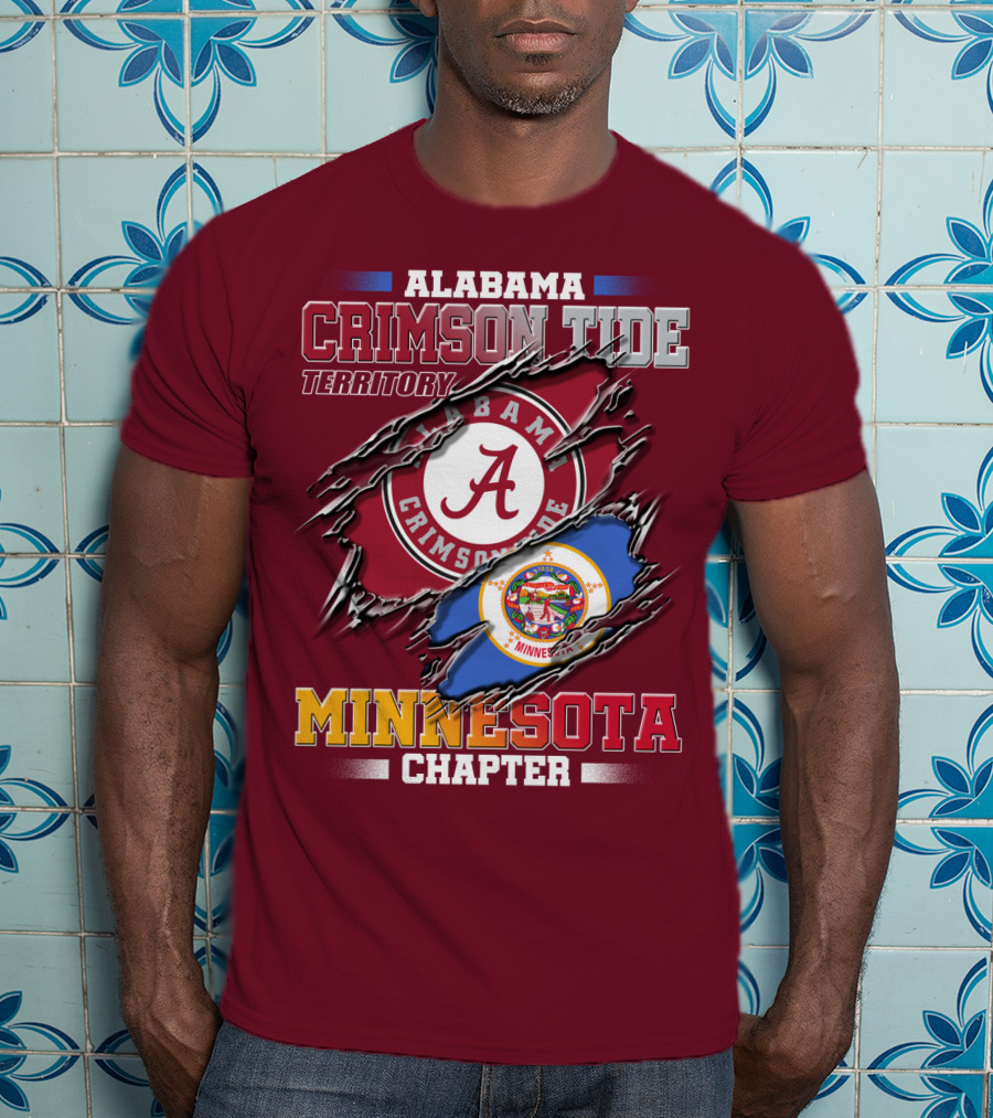 Alabama Crimson Tide Territory Minnesota Chapter T-Shirt