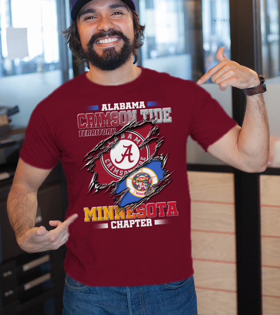 Alabama Crimson Tide Territory Minnesota Chapter T-Shirt