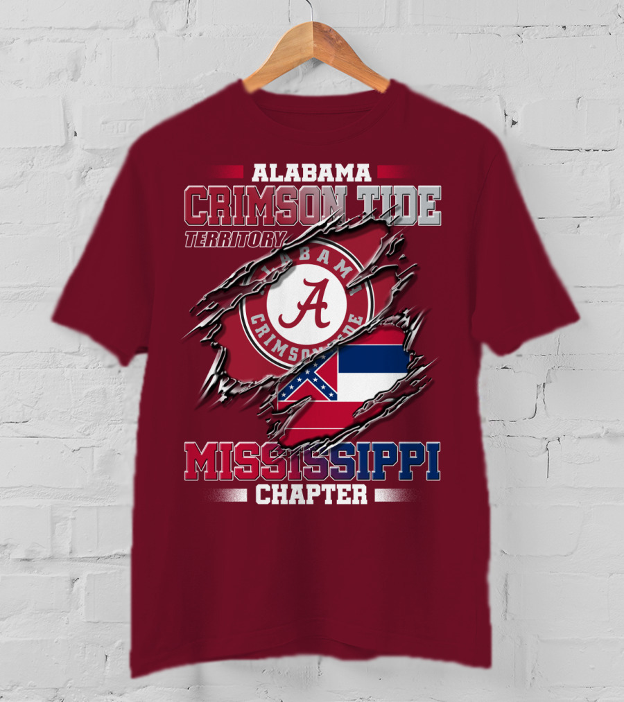 Alabama Crimson Tide Territory Mississippi Chapter T-Shirt