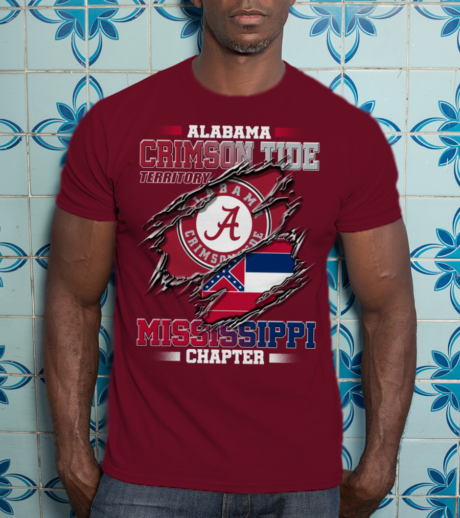Alabama Crimson Tide Territory Mississippi Chapter T-Shirt