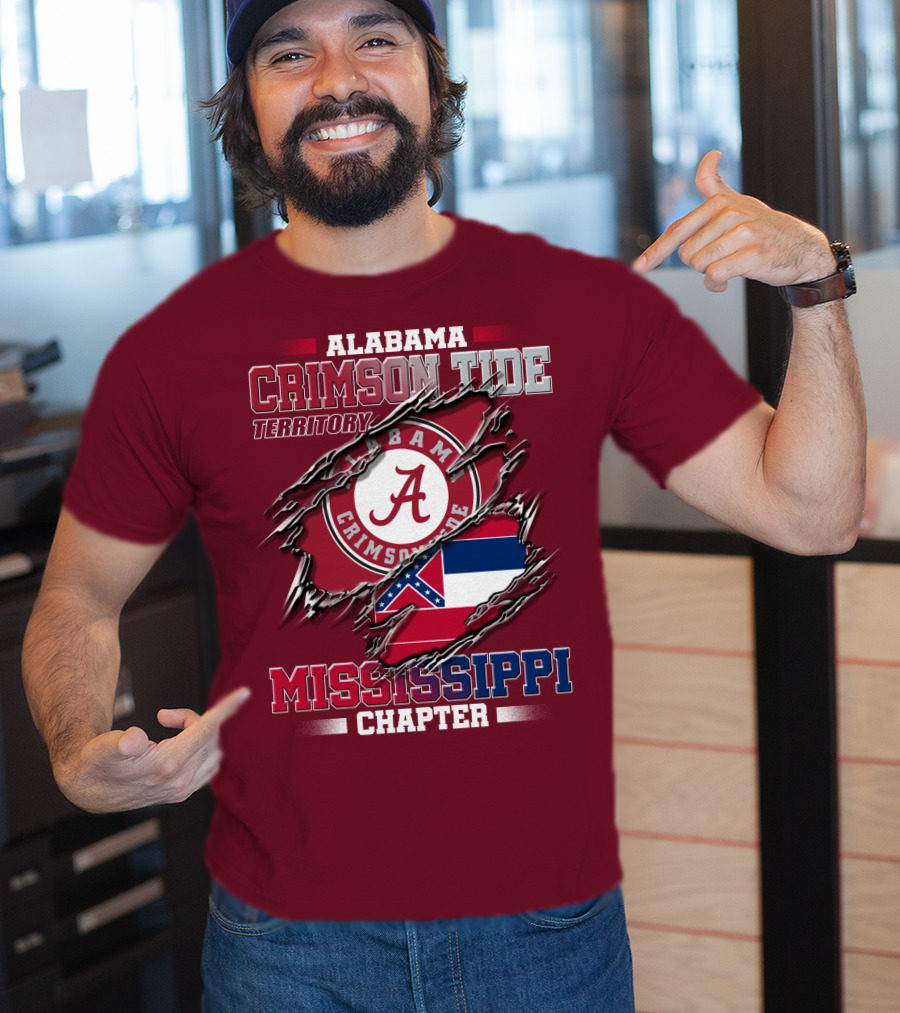 Alabama Crimson Tide Territory Mississippi Chapter T-Shirt