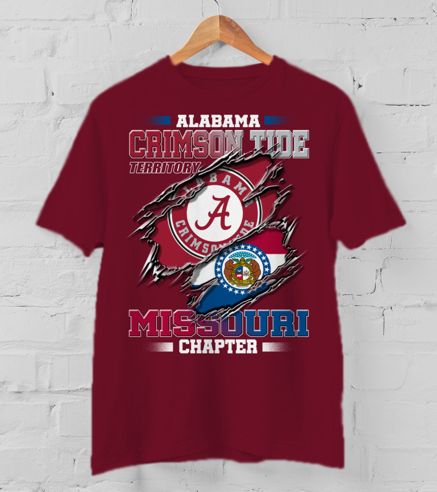 Alabama Crimson Tide Territory Missouri Chapter T-Shirt