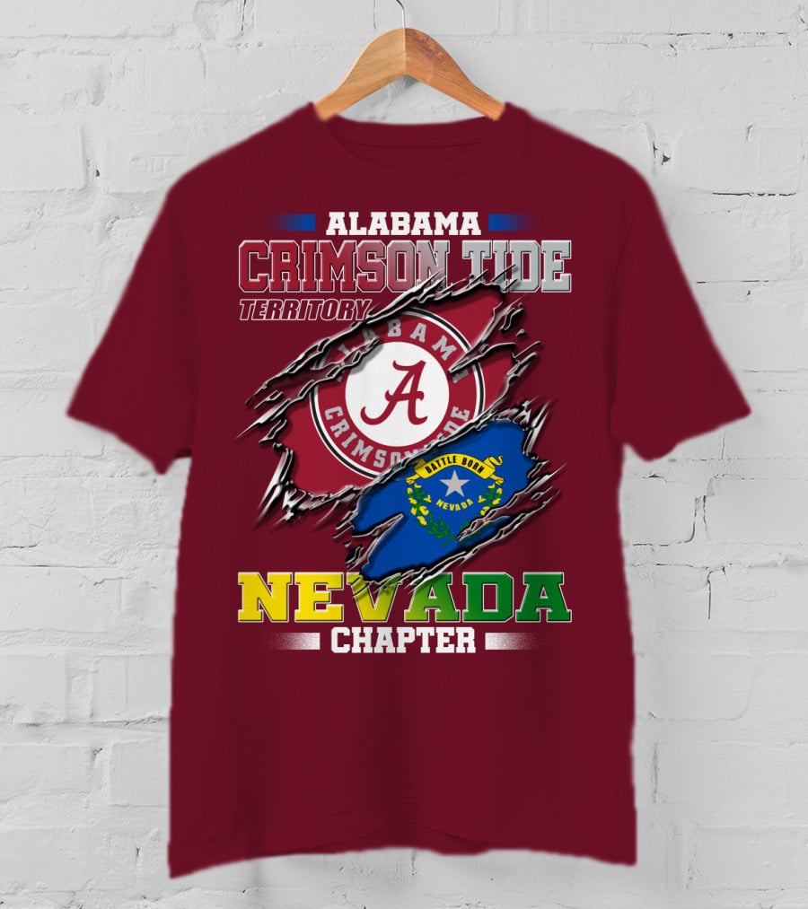 Alabama Crimson Tide Territory Nevada Chapter T-Shirt