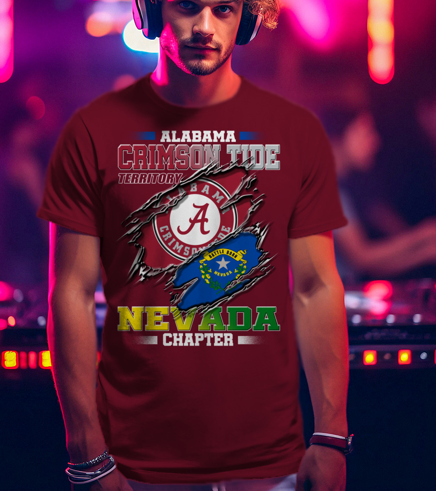 Alabama Crimson Tide Territory Nevada Chapter T-Shirt