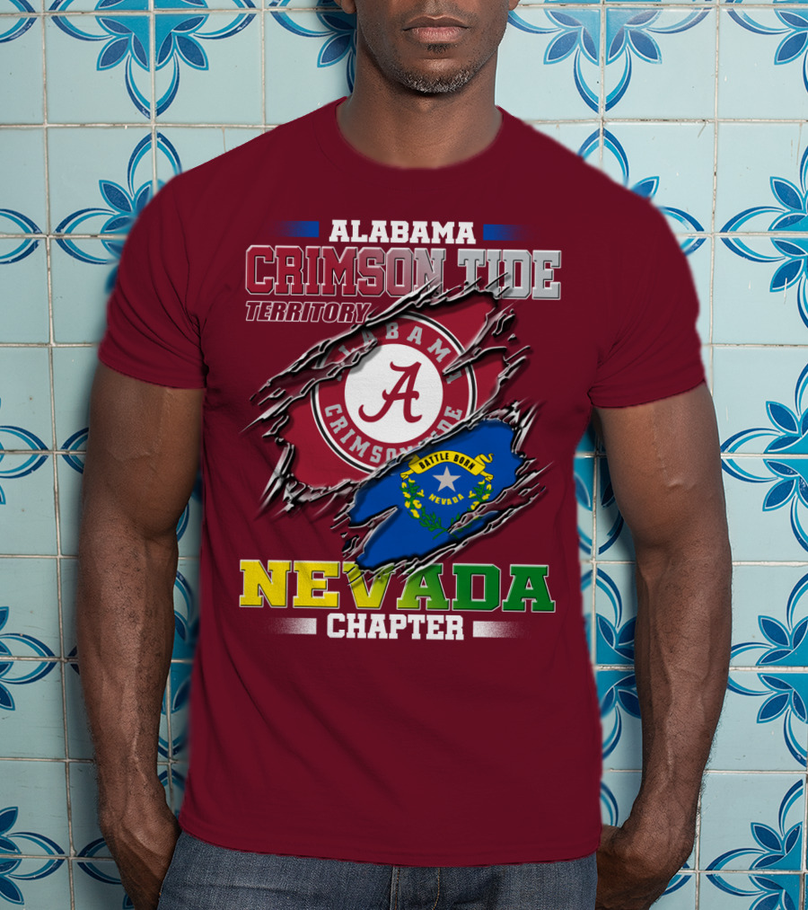 Alabama Crimson Tide Territory Nevada Chapter T-Shirt