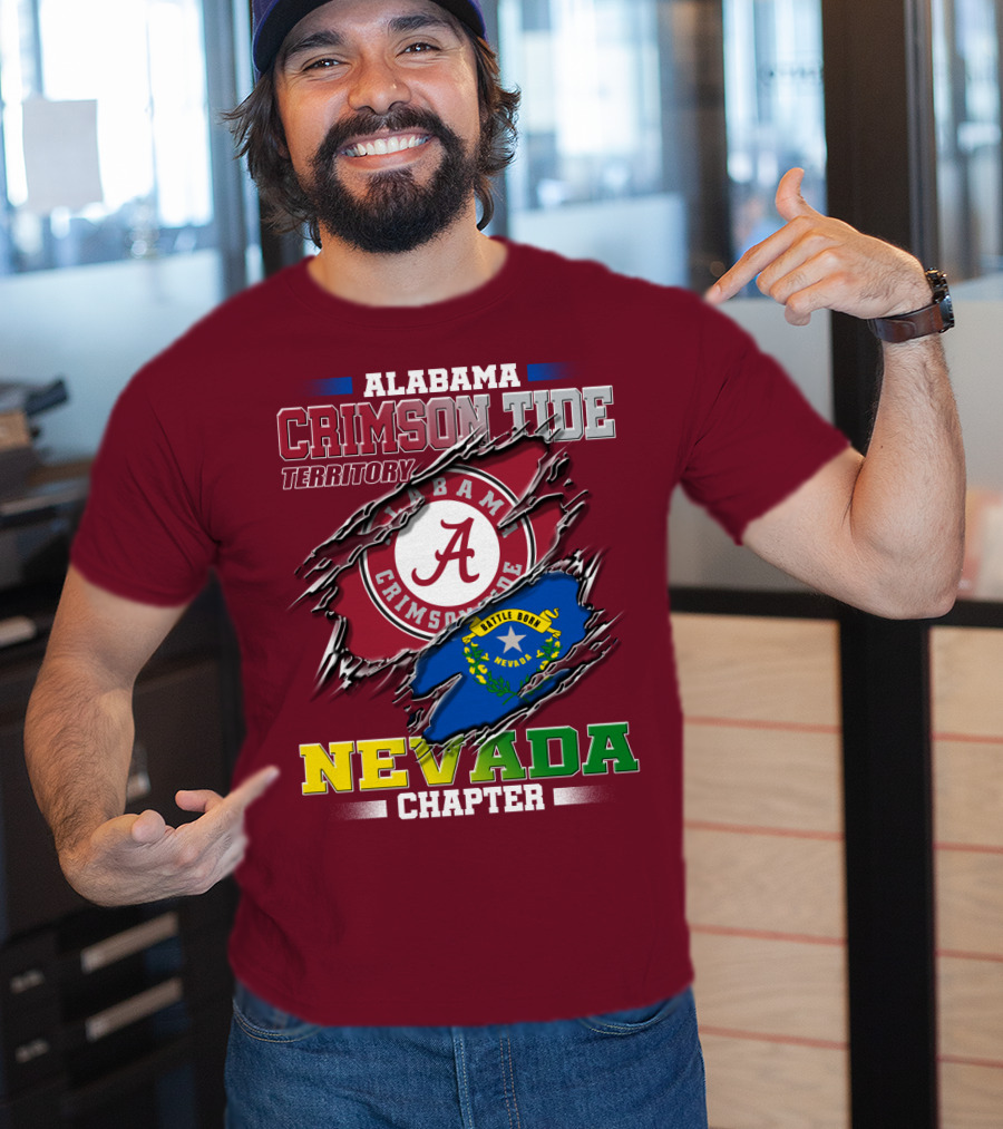 Alabama Crimson Tide Territory Nevada Chapter T-Shirt