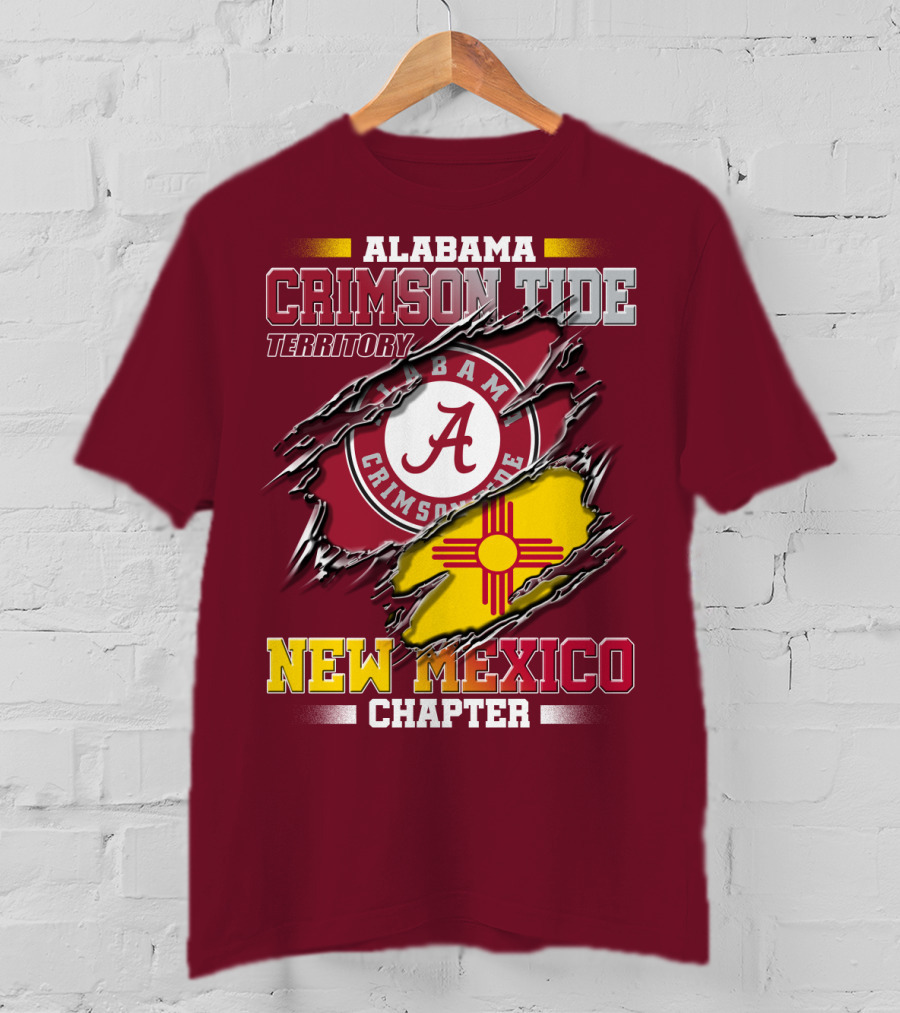 Alabama Crimson Tide Territory New Mexico Chapter T-Shirt