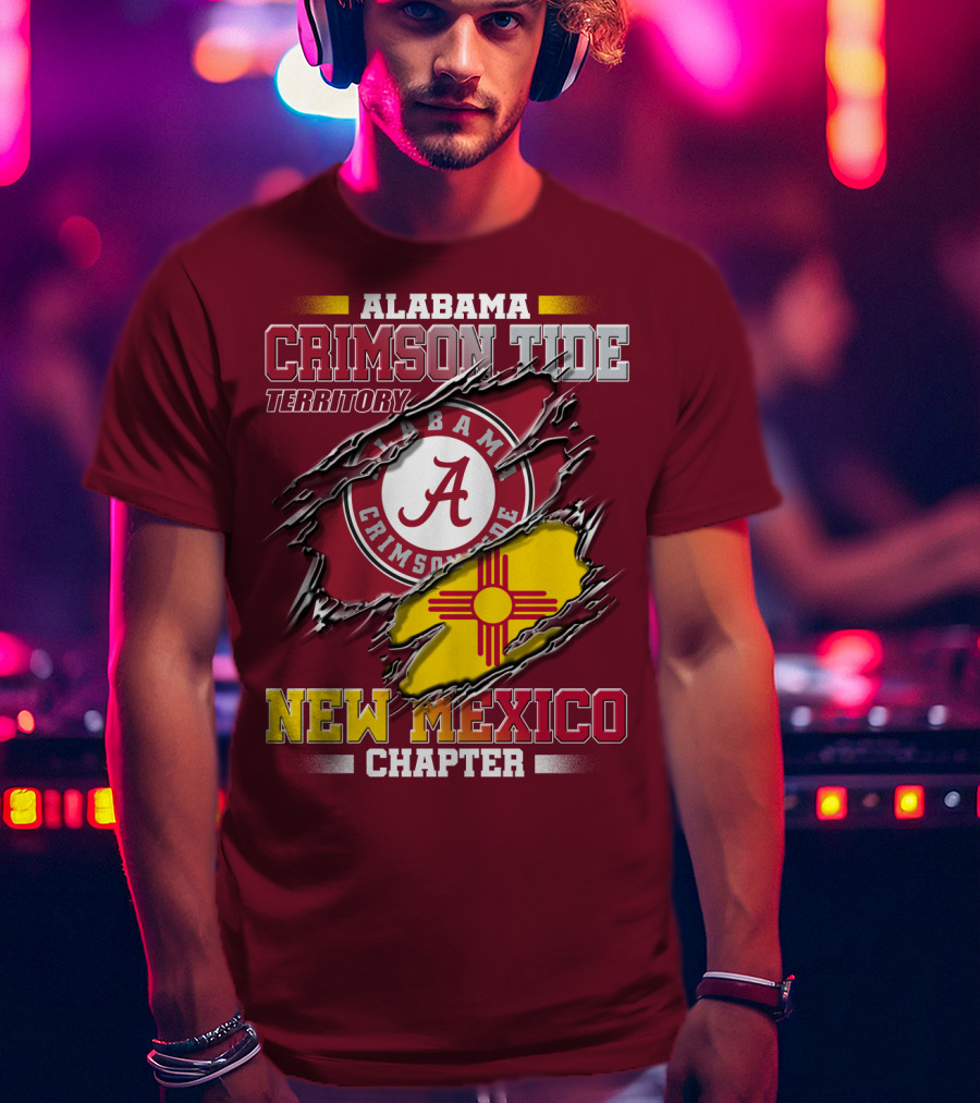 Alabama Crimson Tide Territory New Mexico Chapter T-Shirt