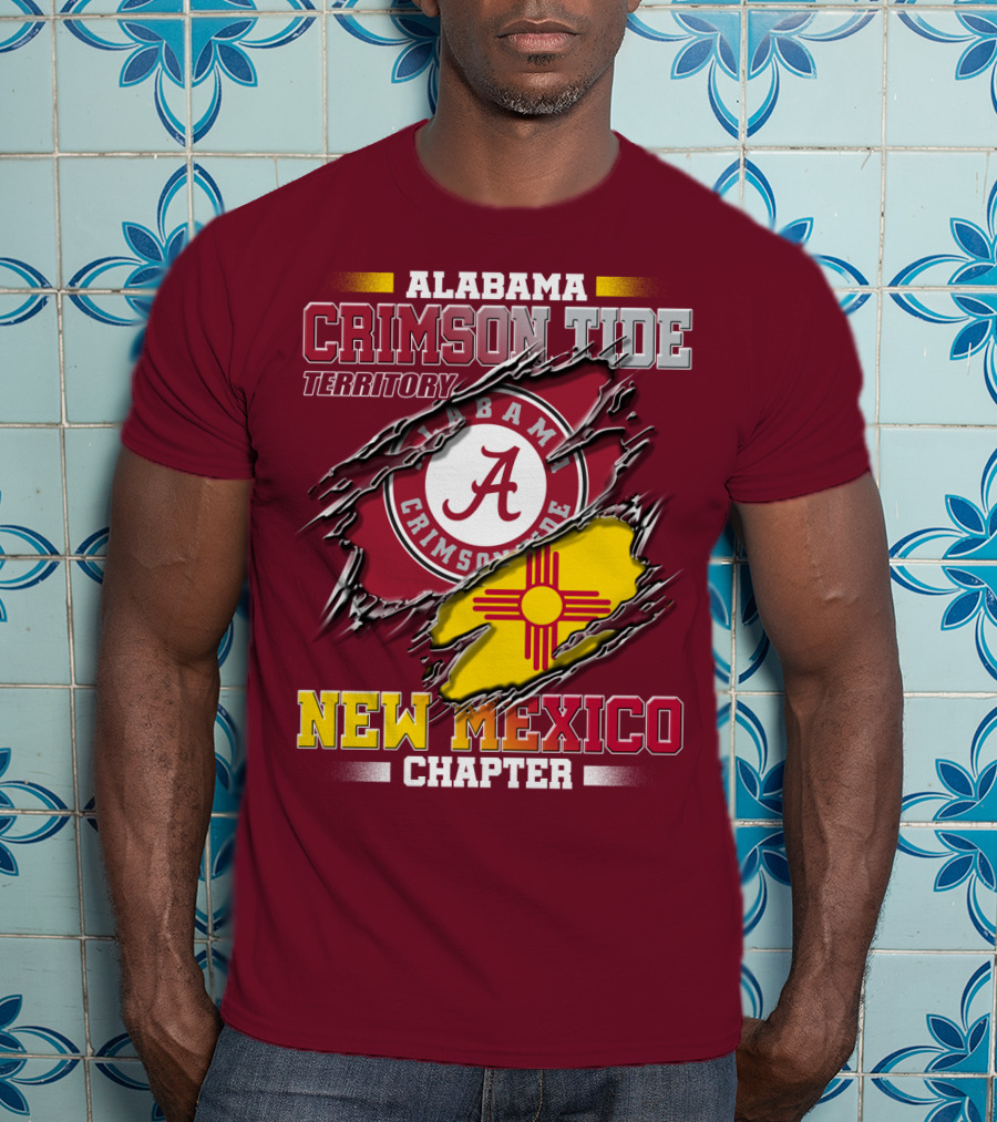 Alabama Crimson Tide Territory New Mexico Chapter T-Shirt