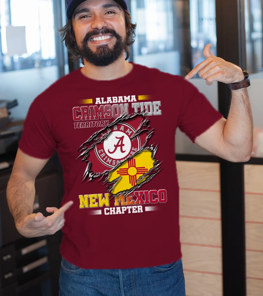Alabama Crimson Tide Territory New Mexico Chapter T-Shirt