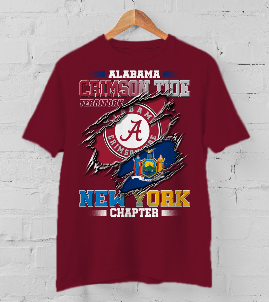 Alabama Crimson Tide Territory New York Chapter T-Shirt