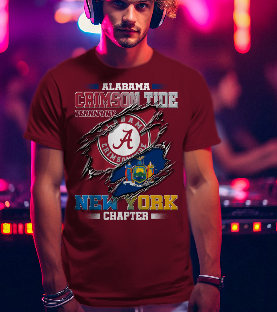 Alabama Crimson Tide Territory New York Chapter T-Shirt